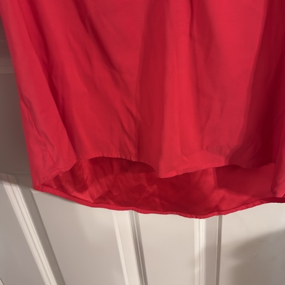 Hot pink high low zipper top from express - Picture 3 of 5